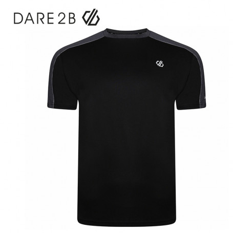 Tee-shirt Dare 2B Discernible Noir / Gris Homme Tee-shirt Dare 2B Discernible Noir / Gris Homme