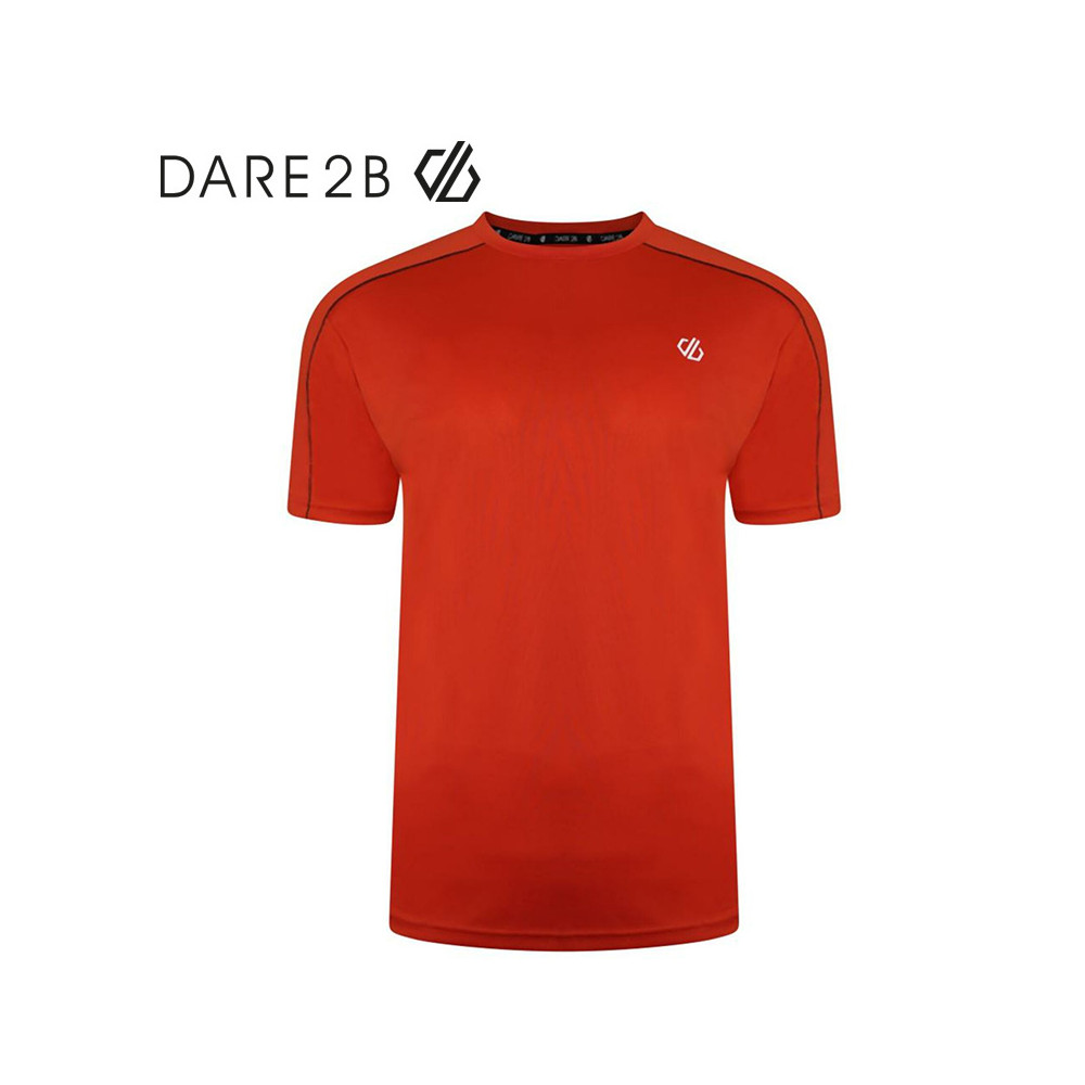 Tee-shirt Dare 2B Discernible Rouge Orangé Homme