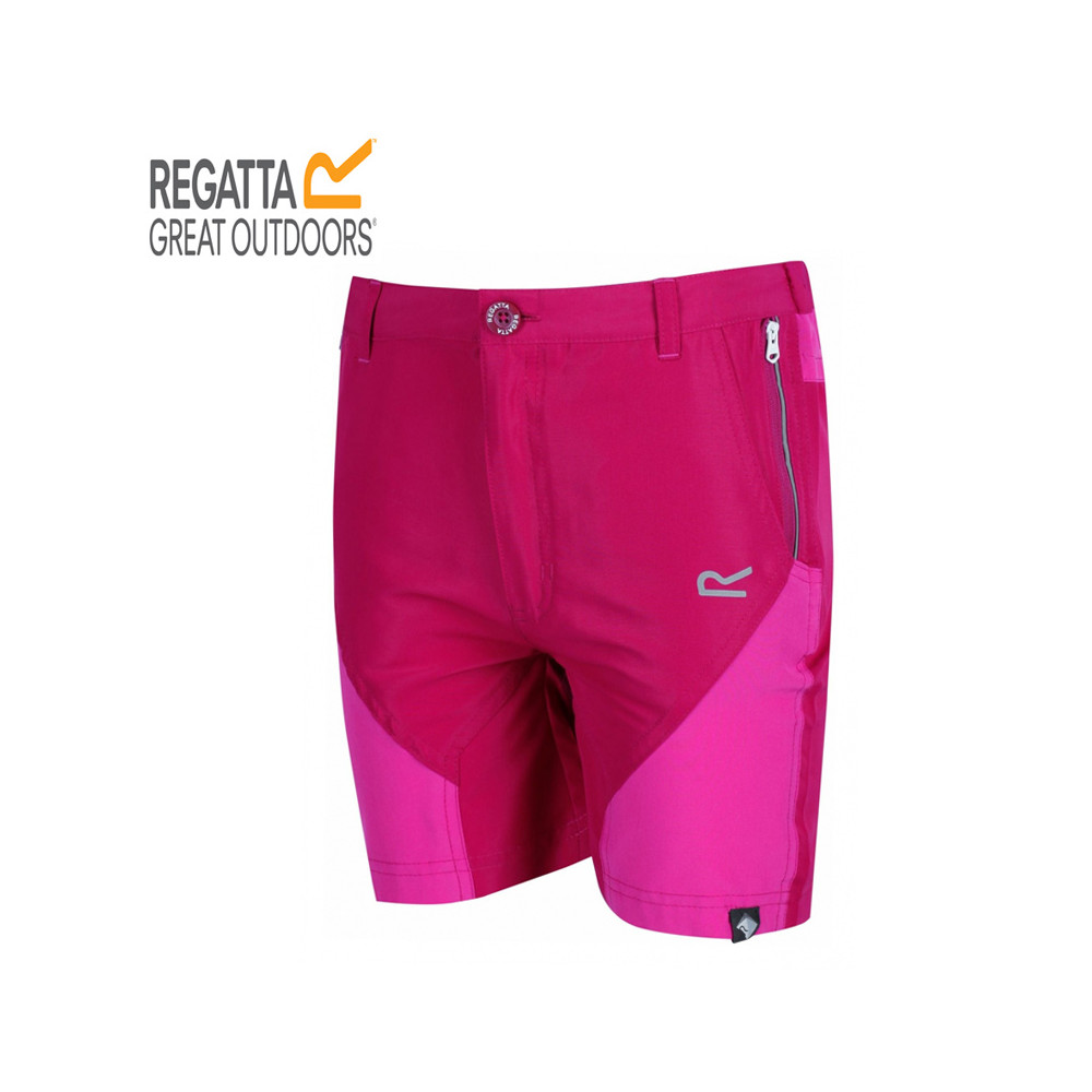 Short de randonnée REGATTA Sorcer Mountain Cerise Junior