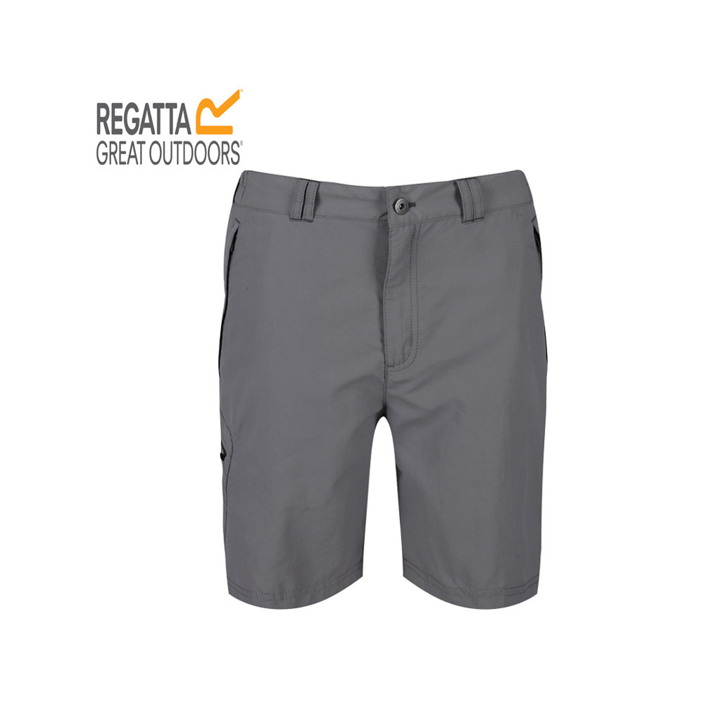 Short de randonnée REGATTA Leesville II Gris Homme