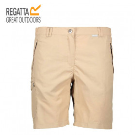 Short de randonnée REGATTA Chaska II Beige Femme