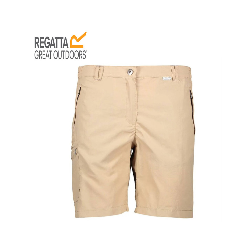 Short de randonnée REGATTA Chaska II Beige Femme