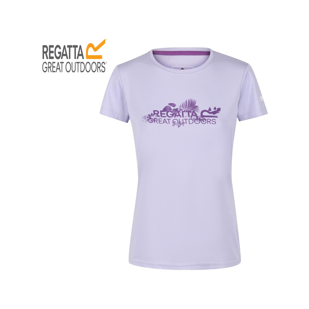 Tee-shirt de randonnée REGATTA Fingal V Lilas Femme