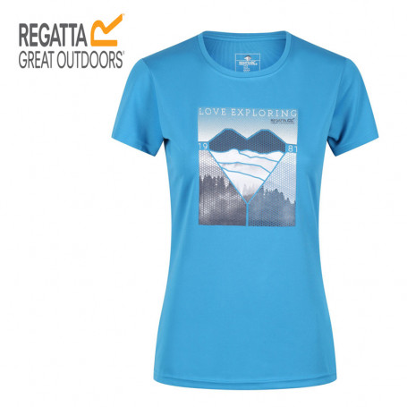 Tee-shirt de randonnée REGATTA Fingal V Bleu Femme