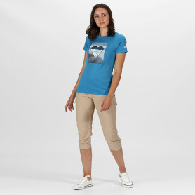 Tee-shirt de randonnée REGATTA Fingal V Bleu Femme