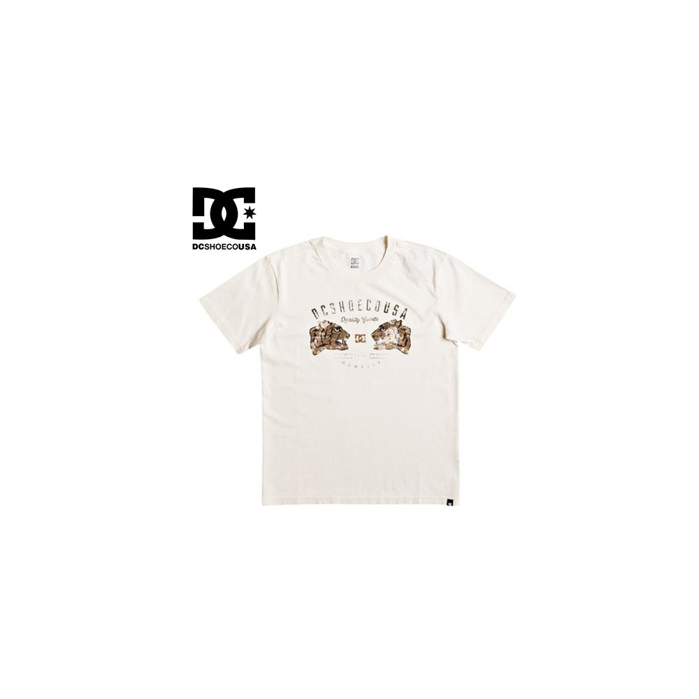 T-shirt DC SHOES Surrender Never SS Crème Garçon