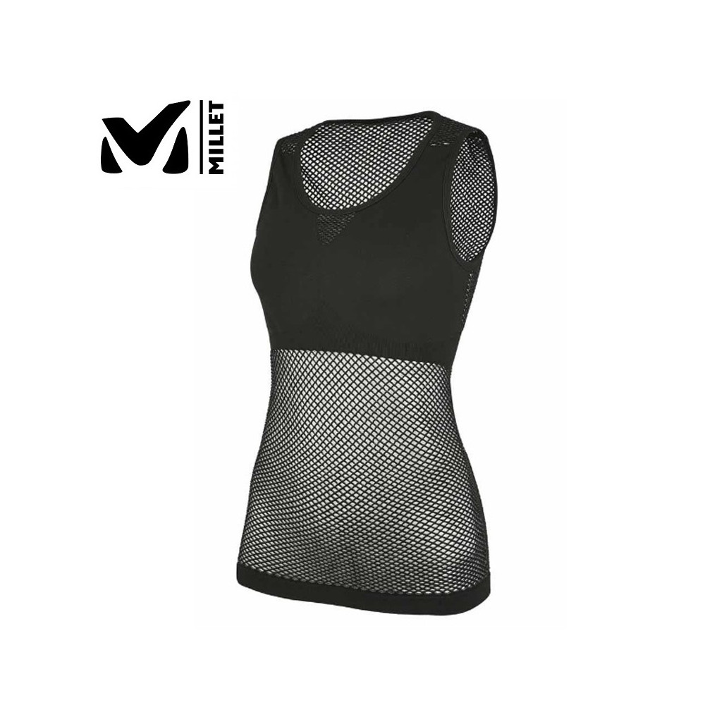 Débardeur MILLET Mesh 3D Noir Femme