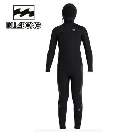 Combinaison de surf BILLABONG Furnace Absolute Hooded Noir Junior