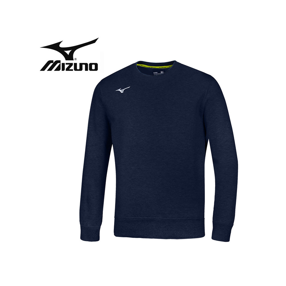 Sweat MIZUNO Terry Crew Bleu marine Junior