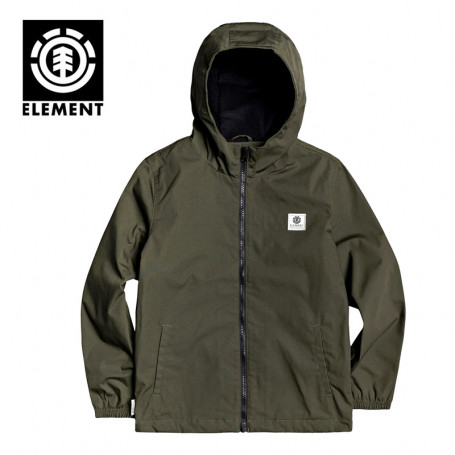 Veste imperméable ELEMENT Alder Kaki Junior Veste imperméable ELEMENT Alder Kaki Junior