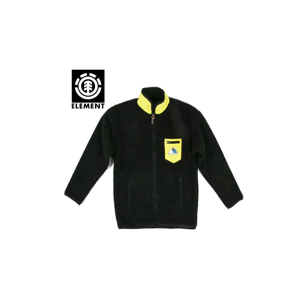 Veste polaire ELEMENT Warmy Noir Junior