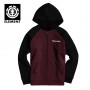 Sweat molletonné ELEMENT Barry ZH Noir / Lie de vin Junior