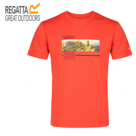 Tee-shirt de randonnée REGATTA Fingal V Orange Homme