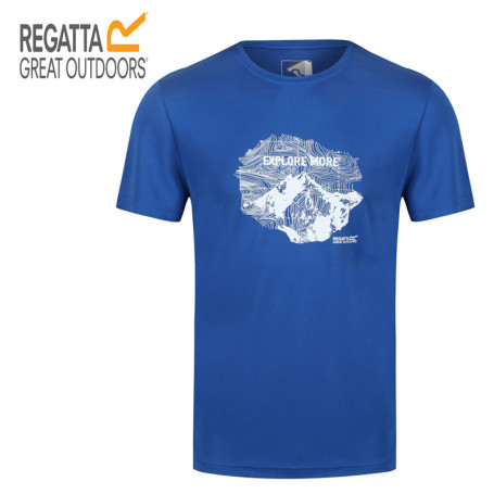 Tee-shirt de randonnée REGATTA Fingal V Bleu Homme