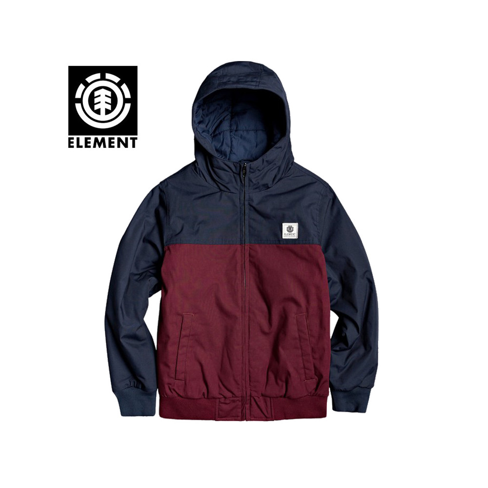 Blouson ELEMENT Dulcey Two Tones Bleu / Bordeau Garcon