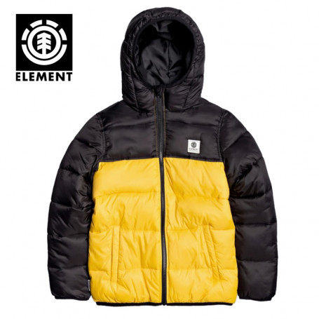 Doudoune ELEMENT Alder Avalanche Noir / Jaune Junior