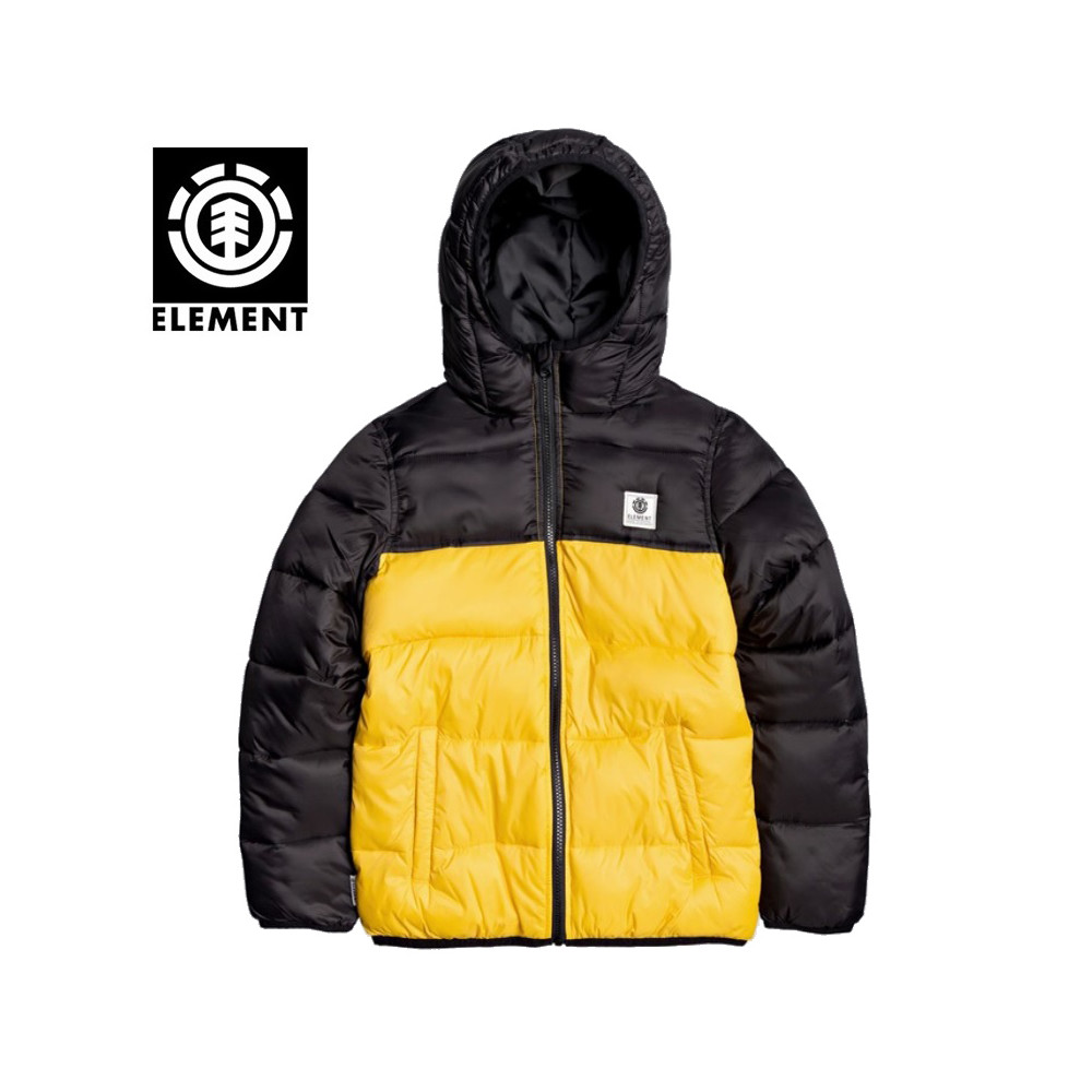 Doudoune ELEMENT Alder Avalanche Noir / Jaune Junior