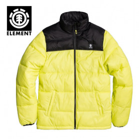 Doudoune ELEMENT Alder Artic Noir / Jaune Fluo Junior