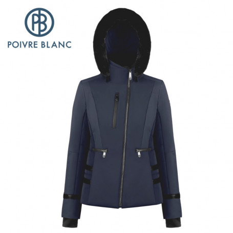 Blouson de ski POIVRE BLANC W20-0806 WO/A Bleu marine Femme