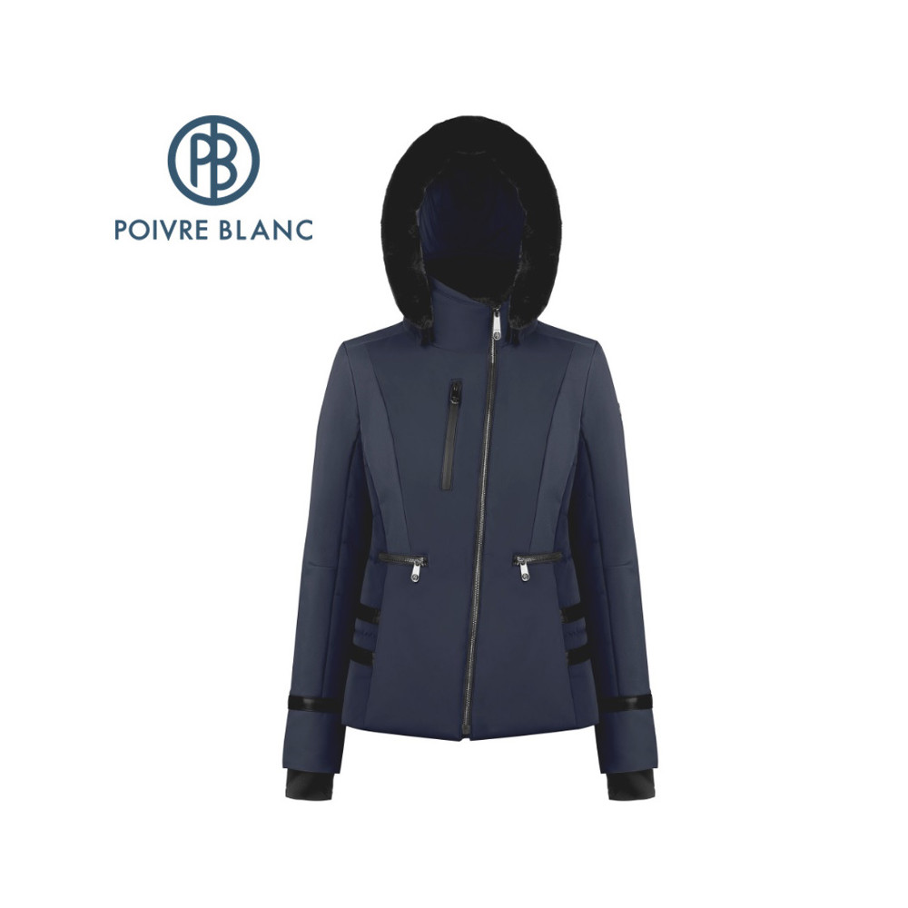 Blouson de ski POIVRE BLANC W20-0806 WO/A Bleu marine Femme