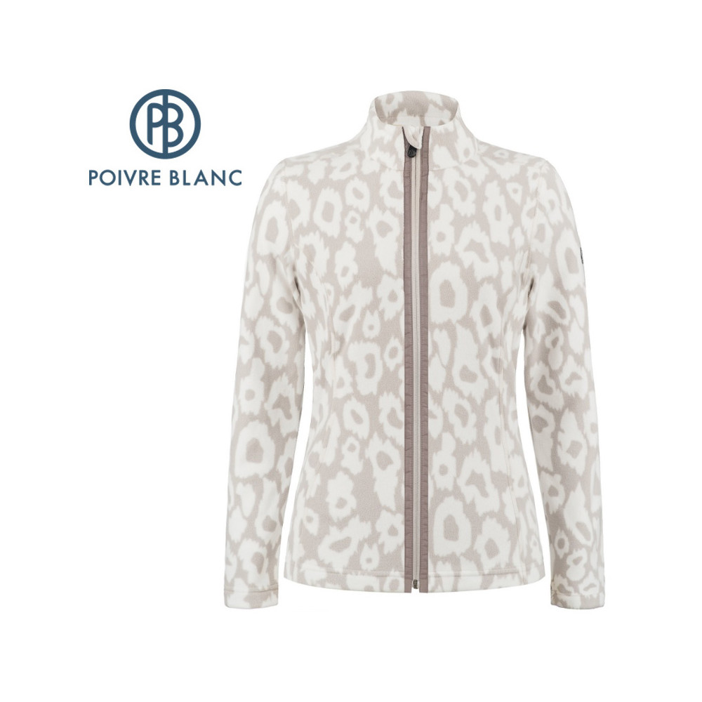 Veste polaire POIVRE BLANC W20-1500 WO Crème Femme