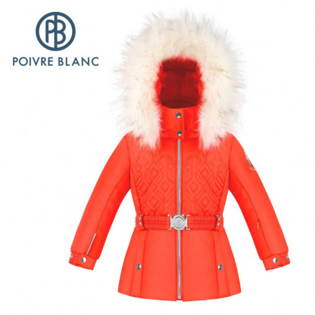 Veste de ski POIVRE BLANC W20-1003 BBGL/A Orange BB Fille