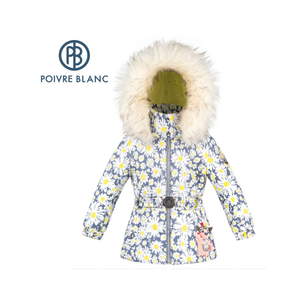 Veste de ski POIVRE BLANC W20-1003 BBGL/A Fleuri BB Fille