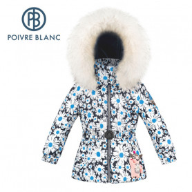 Veste de ski POIVRE BLANC W20-1003 BBGL/B Fleuri BB Fille