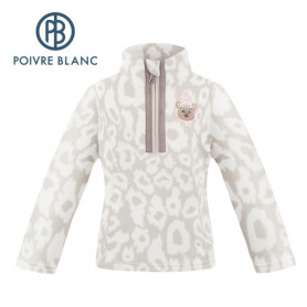 Veste polaire POIVRE BLANC W20-1540 BBGL Crème Fille