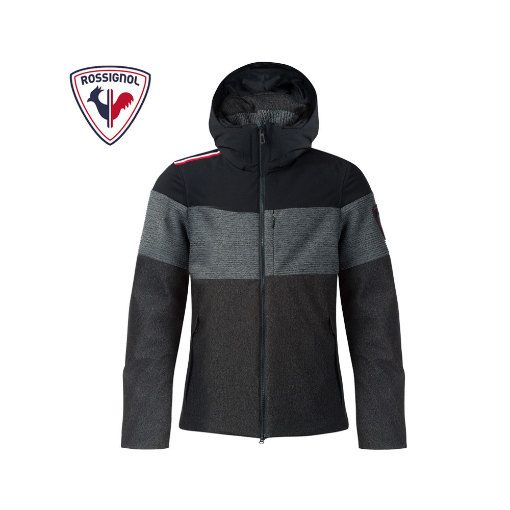 Veste de ski ROSSIGNOL Palmarès Knit Noir Homme