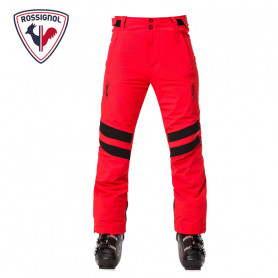 Pantalon de ski ROSSIGNOL Aération Rouge orangé Hommes