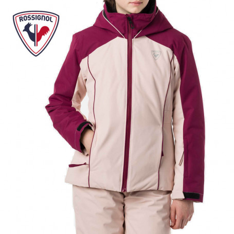 Veste de ski ROSSIGNOL Girl Fonction Jacket Prune / Rose Fille