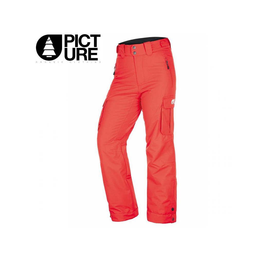 Pantalon de ski PICTURE August Rouge Junior