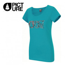 T-shirt PICTURE ORGANIC Fasty Tee Bleu Fille