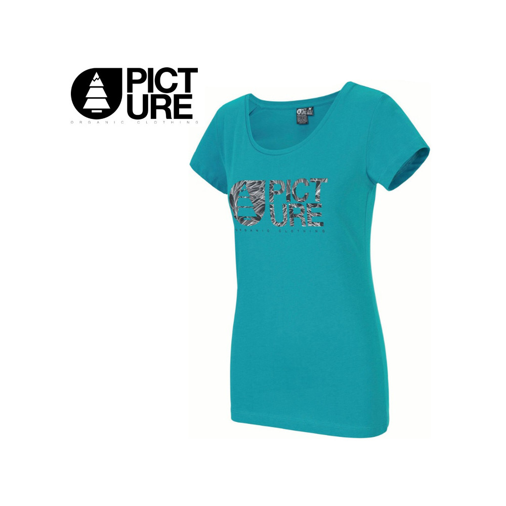 T-shirt PICTURE ORGANIC Fasty Tee Bleu Fille