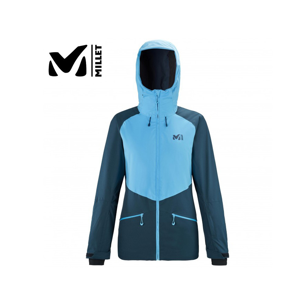 Veste de ski MILLET Roldal Bleu clair / Bleu marine Femme