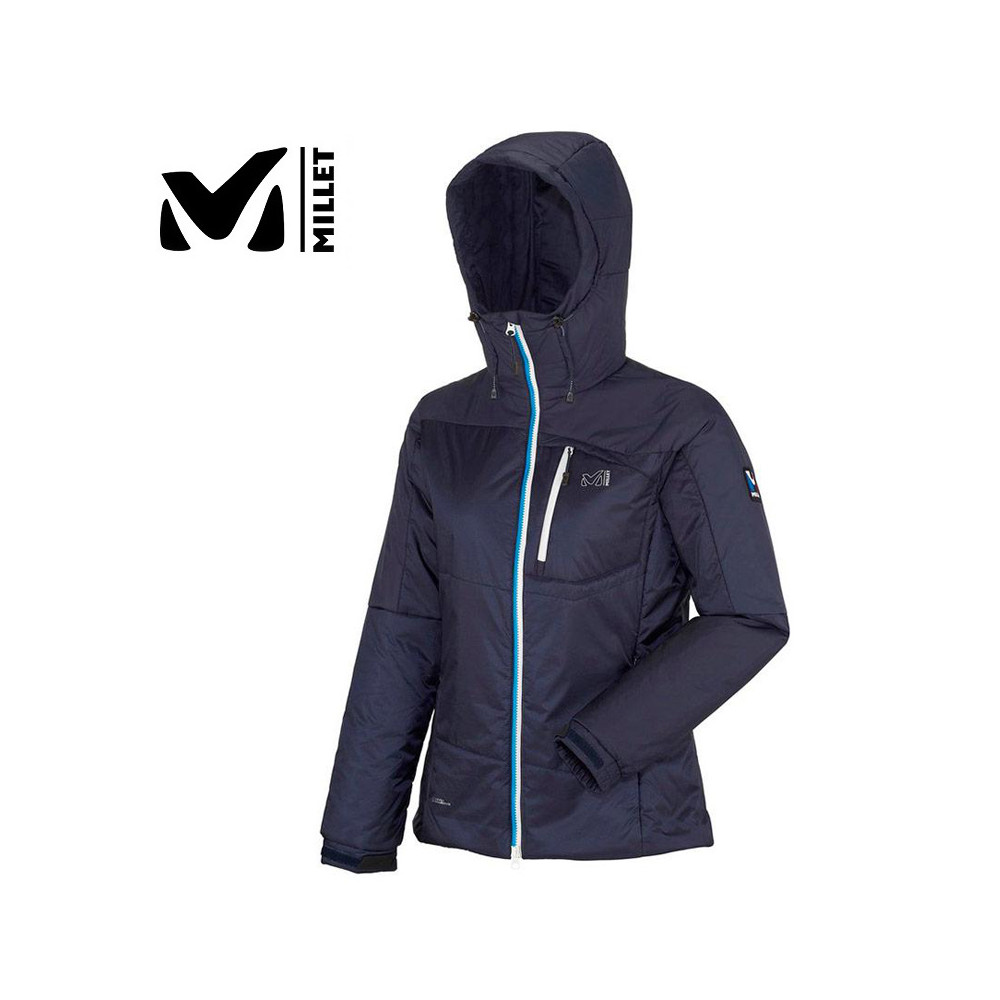 Doudoune  MILLET Trilogy Primaloft Hoodie Bleu Femme