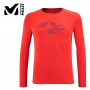 T-shirt MILLET Sneak Peak LS Rouge orangé Homme