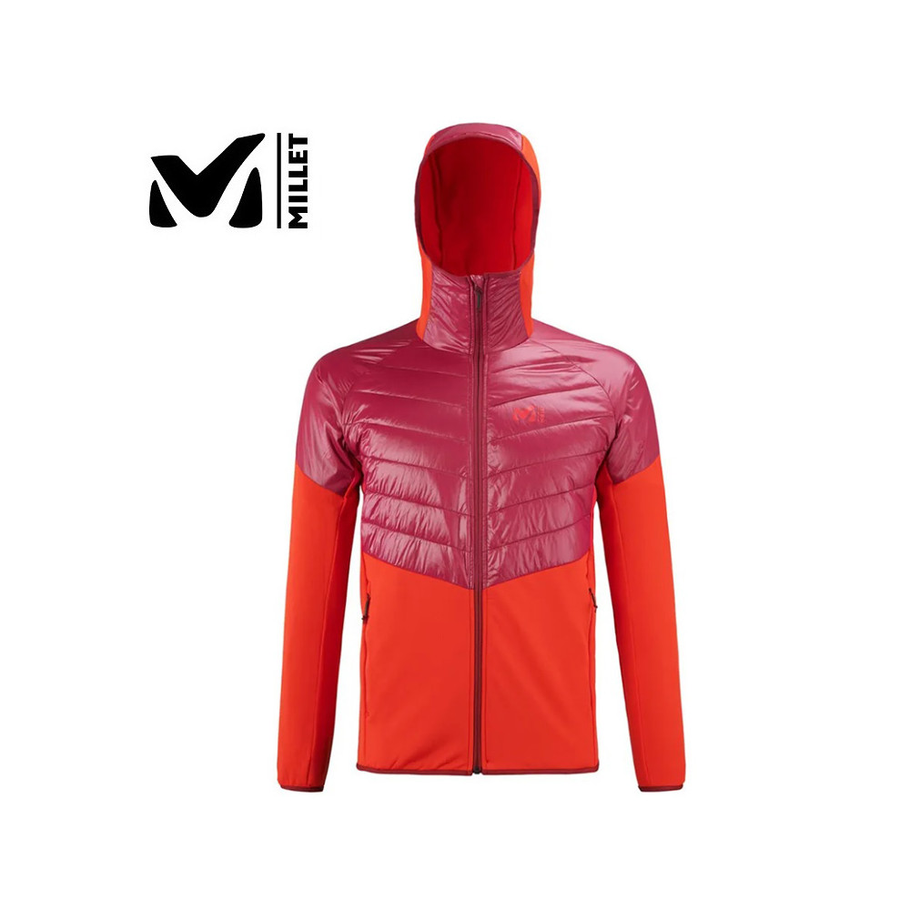 Veste bi-matière MILLET Renoso Hoodie Rouge Homme