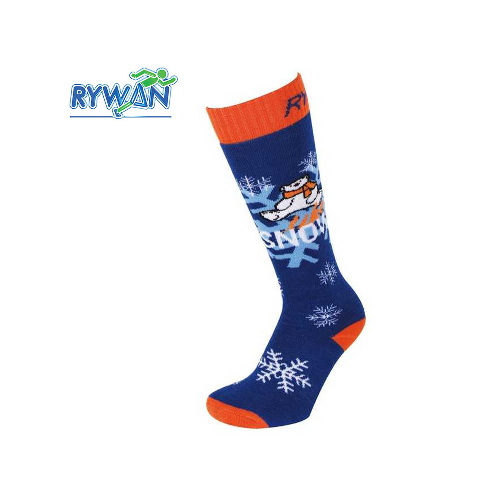 Chaussettes de ski RYWAN Snow Kidz Bleu Junior