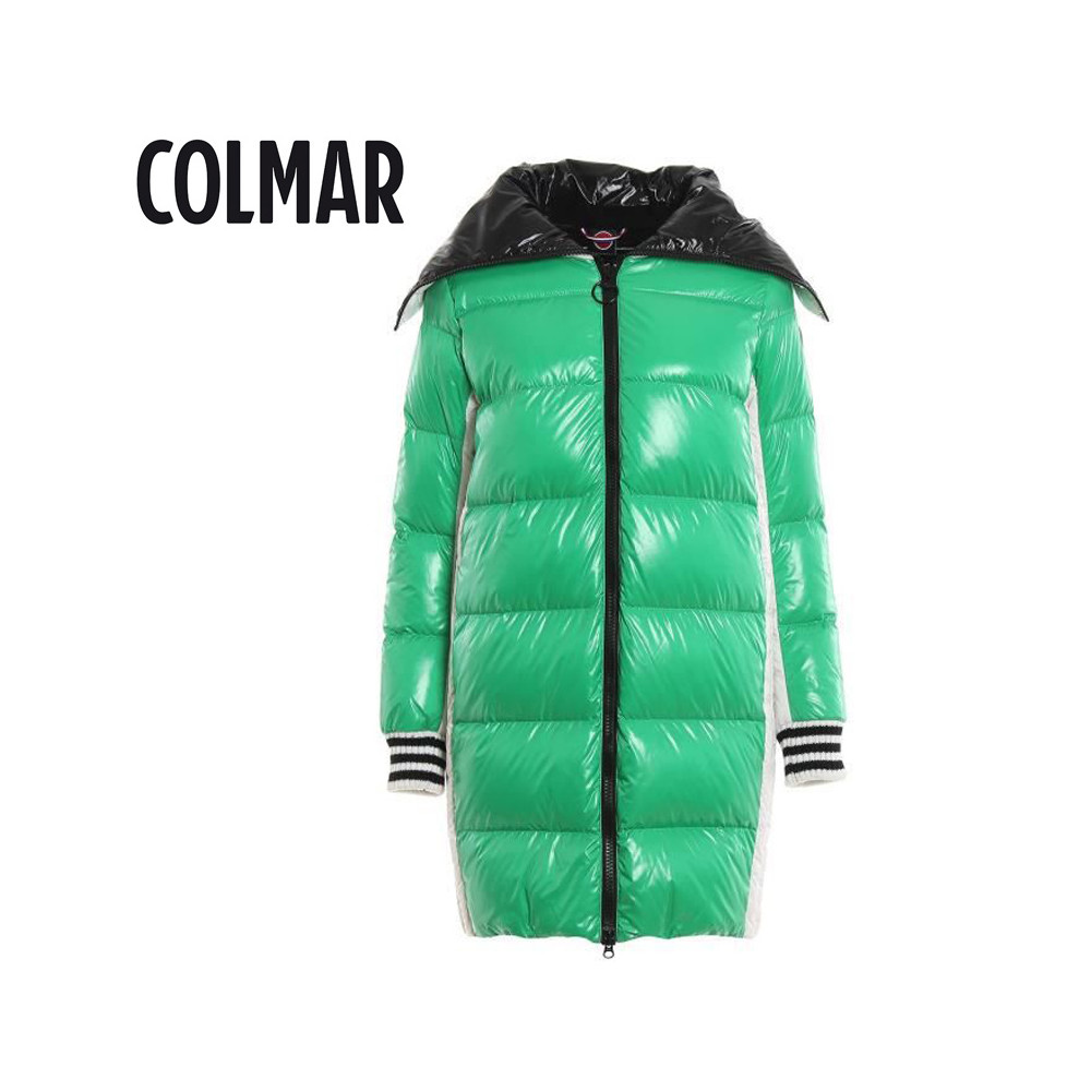 Manteau COLMAR Origin Vert / Blanc Femme