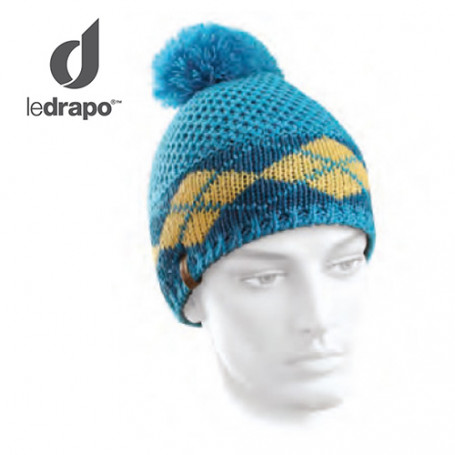 Bonnet LE DRAPO Burlington Bleu lagon Unisexe