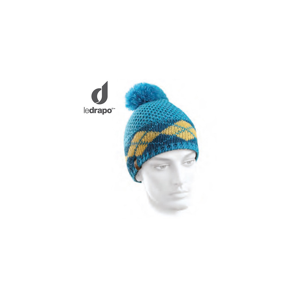 Bonnet LE DRAPO Burlington Bleu lagon Unisexe