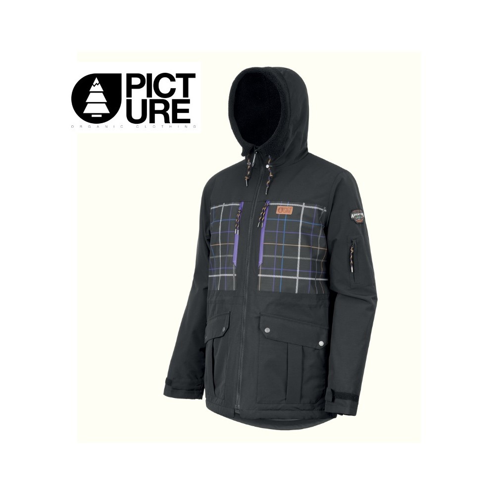 Parka de ski PICTURE Vermont Noir Hommes