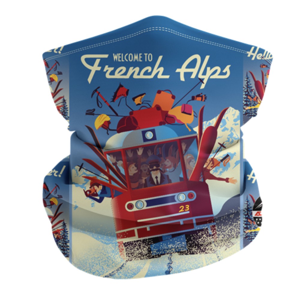 Tour de cou Anti-Covid AZX PROTECH French Alps Junior