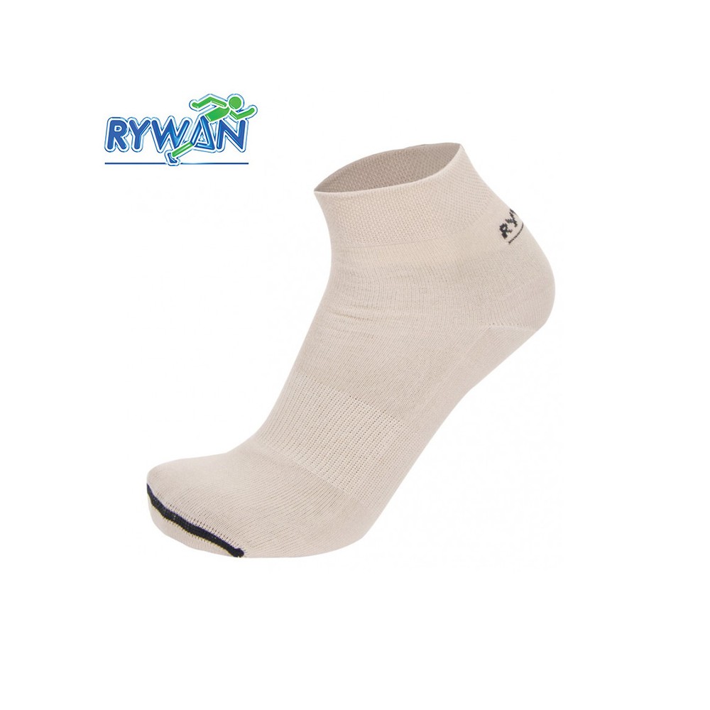 Chaussettes de randonnée RYWAN Bi-socks Short Beige Unisexe
