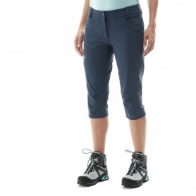 Pantalon 3/4 de randonnée MILLET Treeker Stretch Bleu roi Femme