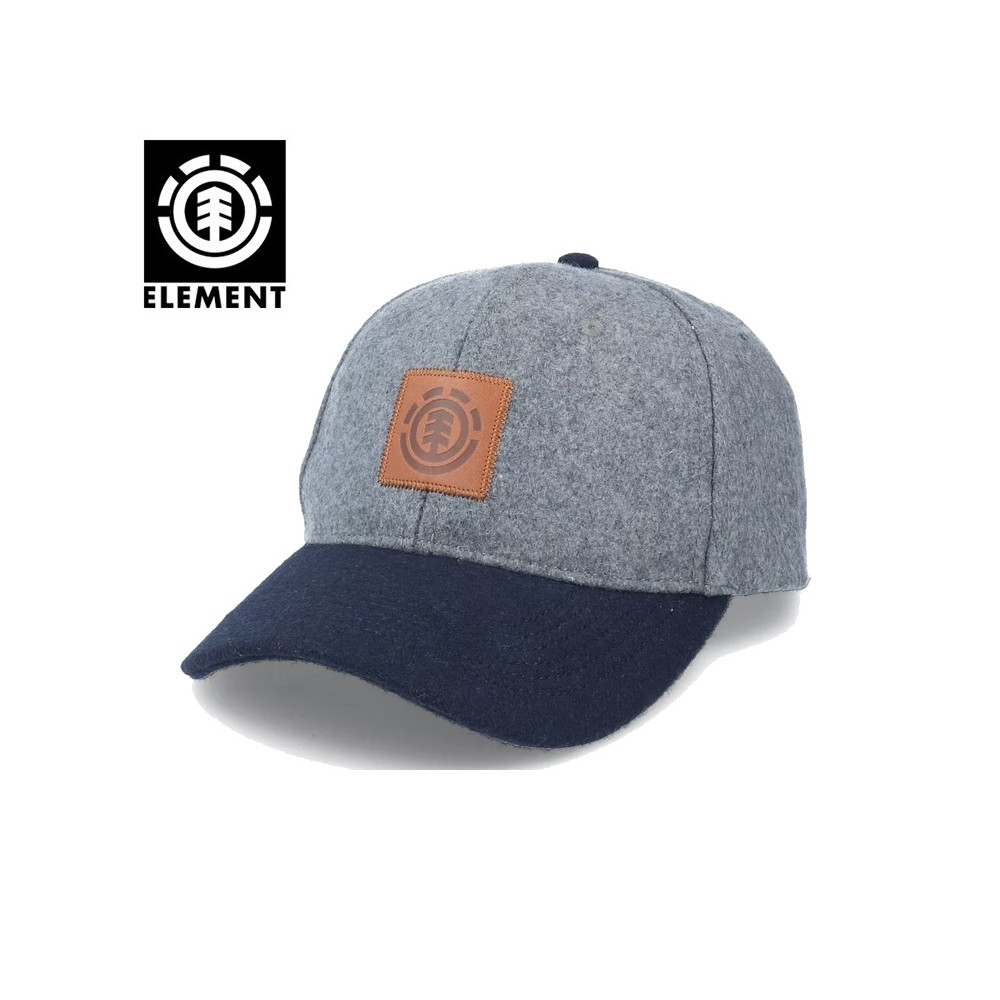 Casquette ELEMENT Treelogo Gris / Bleu Unisexe