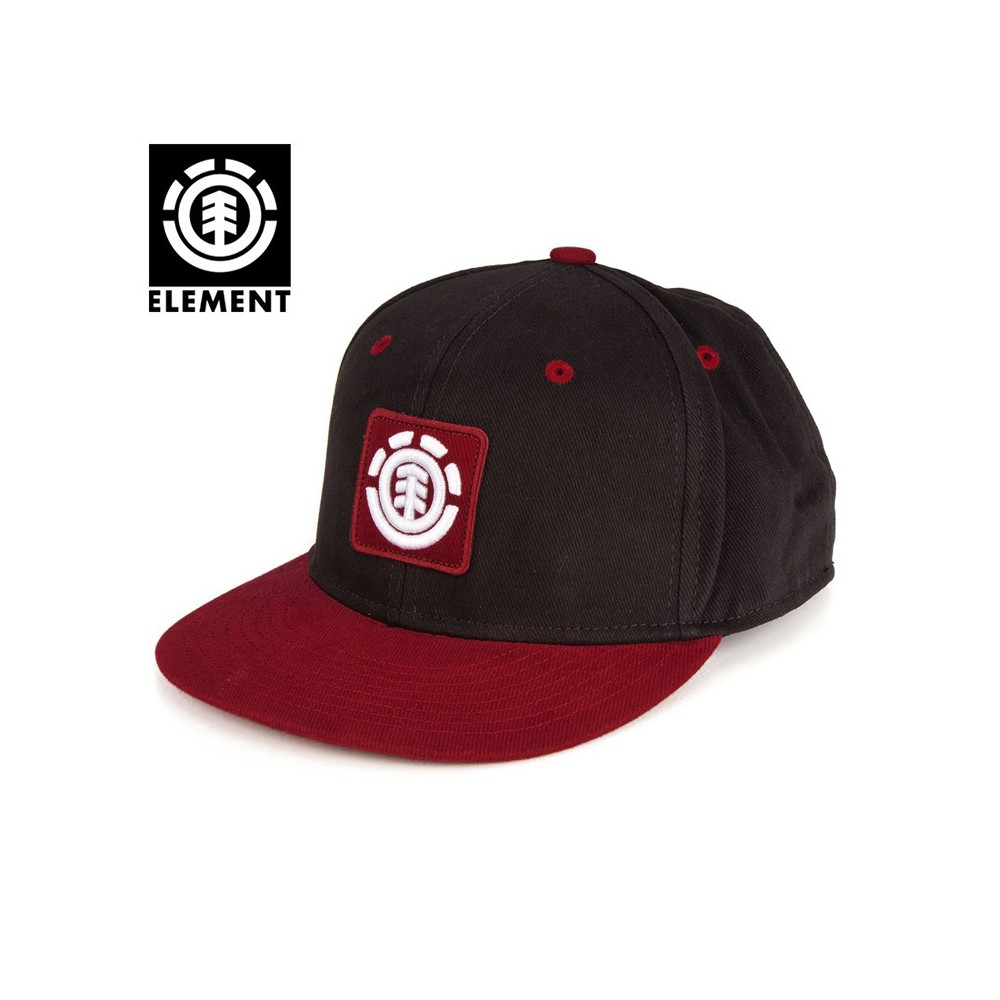 Casquette ELEMENT Fenwick Anthracite / Bordeaux Unisexe