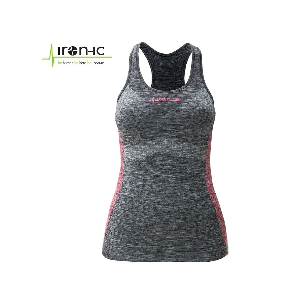 Débardeur de sport IRON-IC Tank Top Gris Femme